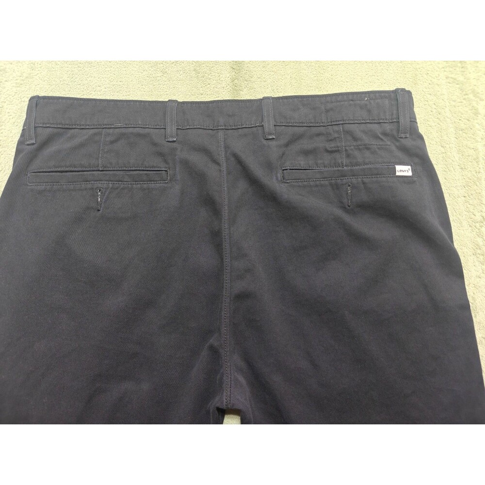 Levi's Mens 36x30 Black XX Chino Jogger Pants Elastic Cuff Stretch - Picture 11 of 14